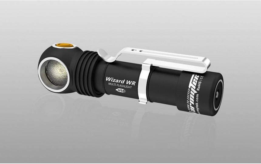 Налобный фонарь Armytek Wizard C2 WR Magnet USB (красный и белый свет, 18650 в компл.)